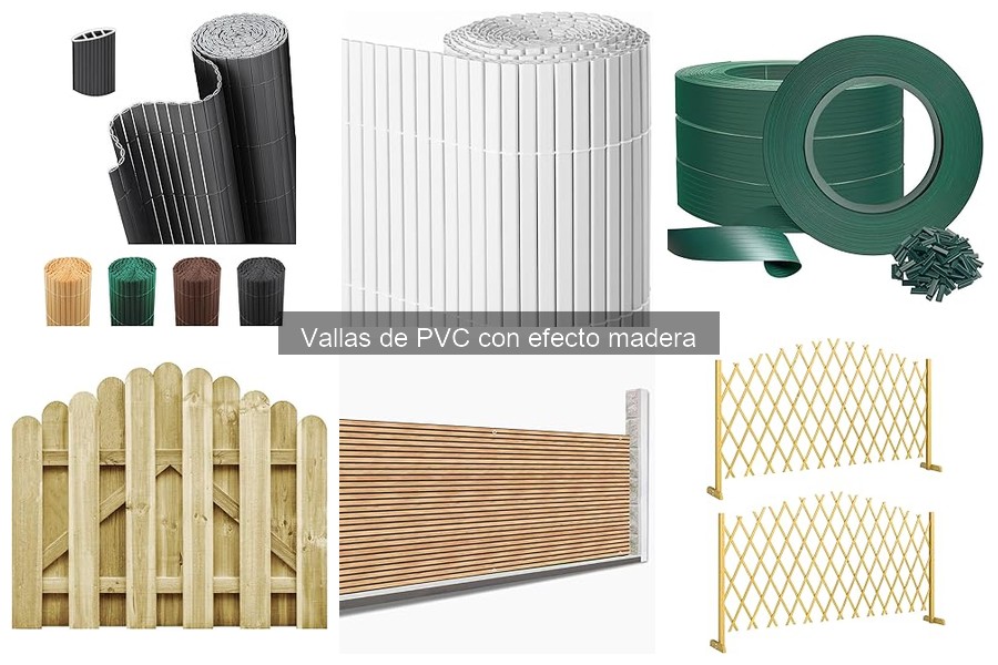 Comparativa Vallas de PVC Efecto Madera vs Madera Natural