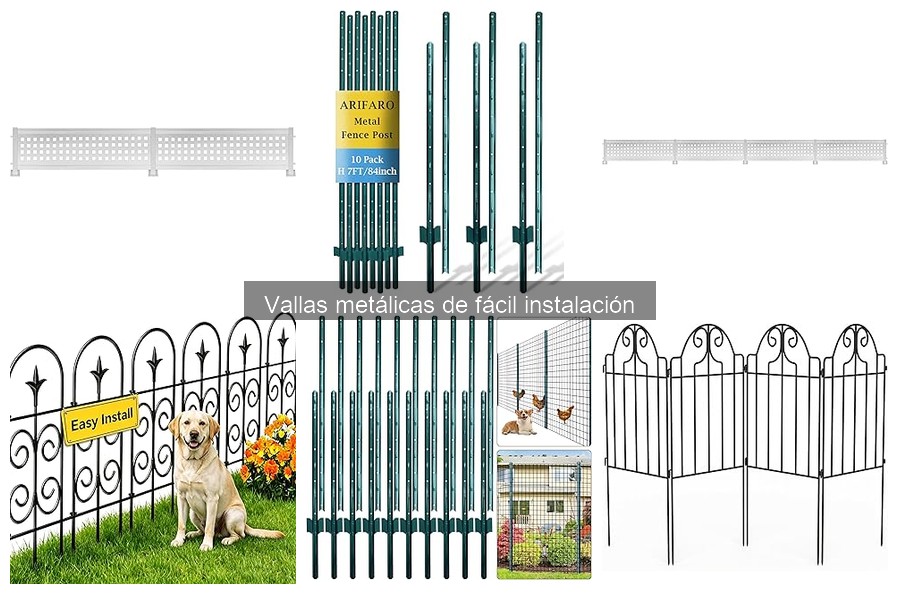 Comparativa: Vallas metálicas de fácil instalación vs. de madera