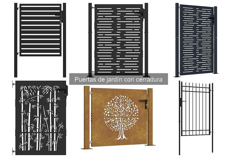 Compra las Mejores Puertas de Jardín con Cerradura a Buen Precio