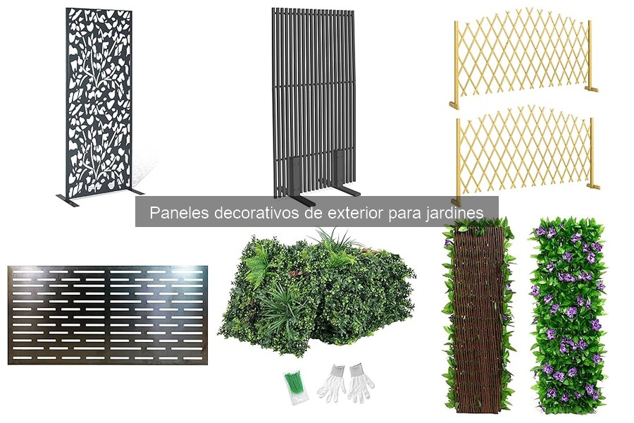 Costos estimados de paneles decorativos para jardines