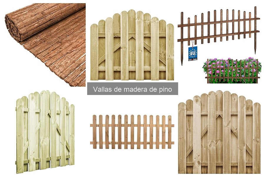 ¿Cuánto cuesta una valla de madera de pino? Precios y factores