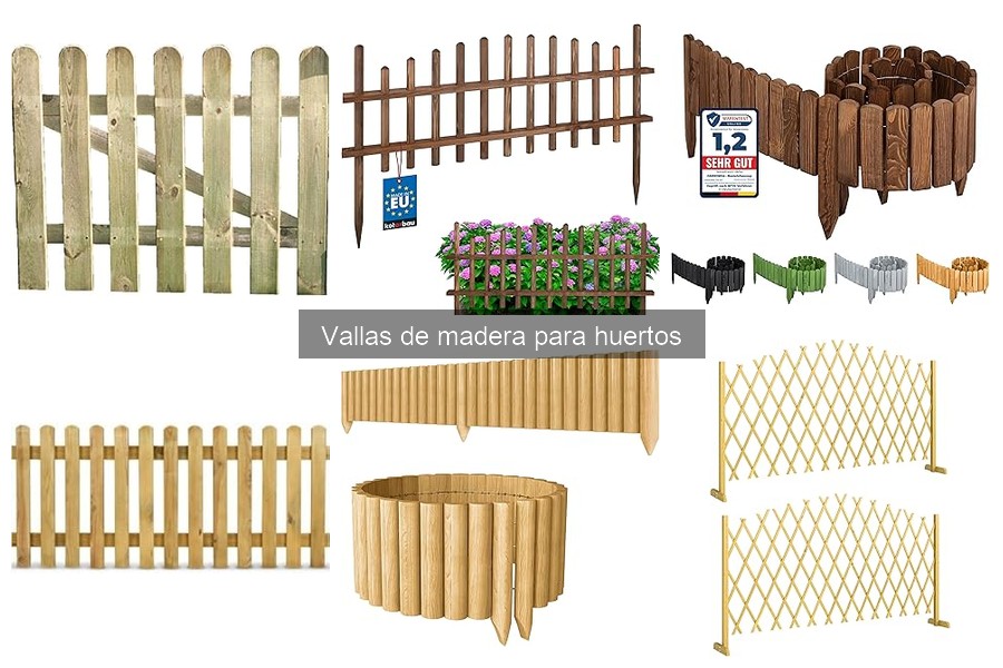 ¿Cuánto cuesta una valla de madera para huertos?