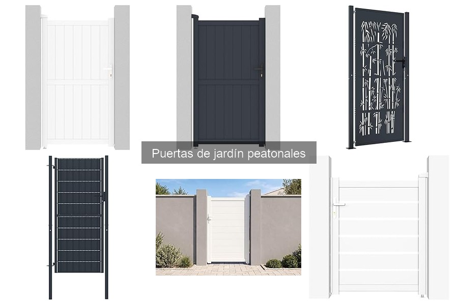 Descubre las puertas de jardín peatonales: características y funciones