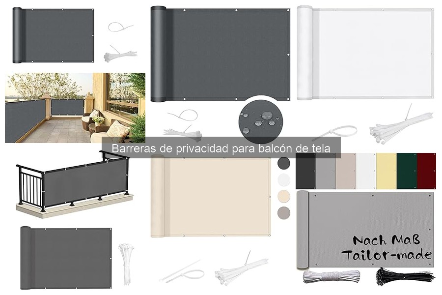 Desventajas de las barreras de privacidad de tela para balcón