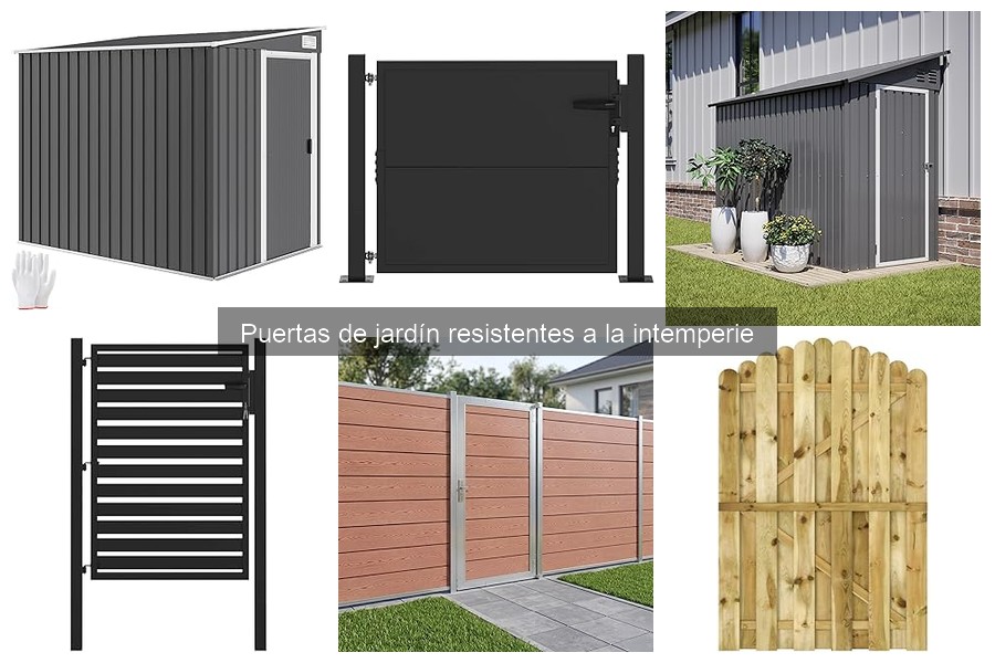 Diferencias entre puertas de jardín estándar y resistentes a la intemperie