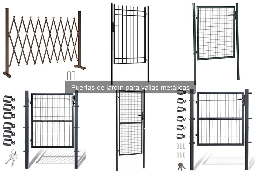 Diseña y Personaliza Puertas de Jardín para Vallas Metálicas