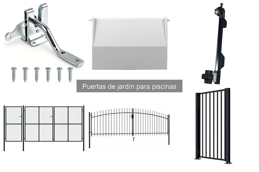Diseño de puertas de jardín para piscinas que enamoran