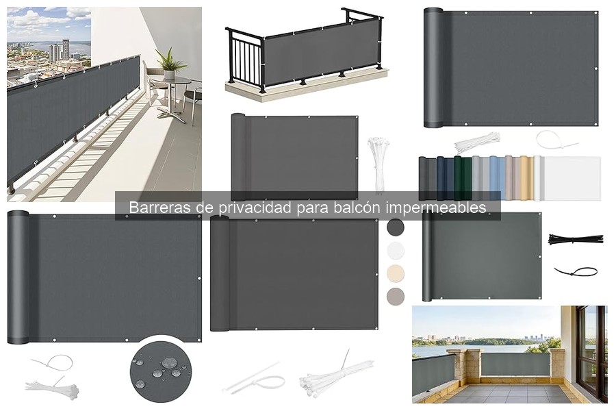 Dónde comprar barreras de privacidad impermeables para balcón