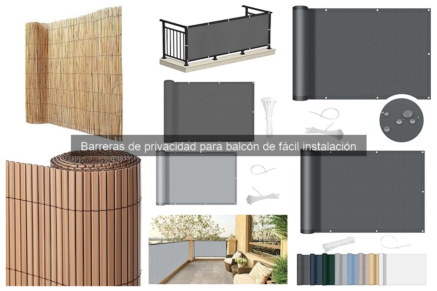 Dónde comprar barreras de privacidad para balcón fácilmente