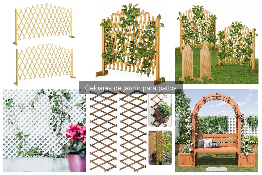 Dónde comprar celosías de jardín a buen precio: guía completa
