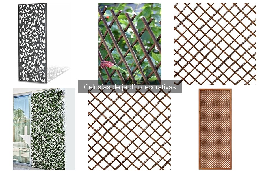 Dónde comprar celosías de jardín decorativas: Tiendas y Precios
