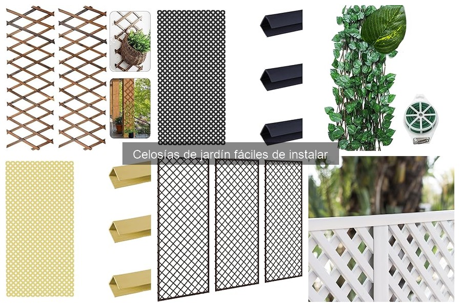 Dónde comprar celosías de jardín: precios y mejores opciones