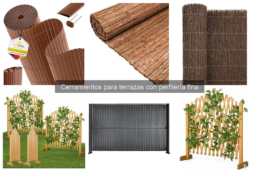 Dónde comprar cerramientos para terrazas con perfilería fina