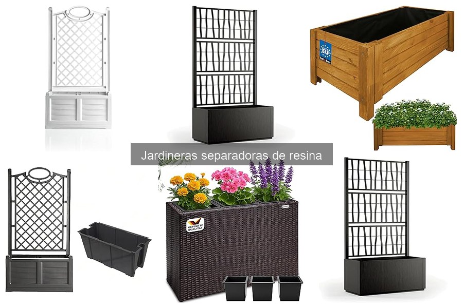 Dónde comprar jardineras separadoras de resina: guías y precios