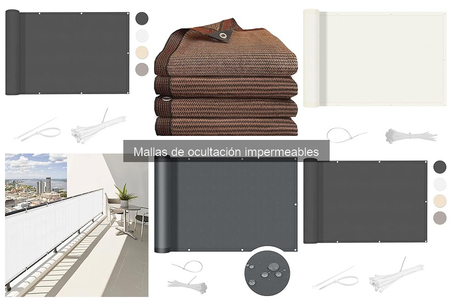 Dónde comprar mallas de ocultación impermeables al mejor precio