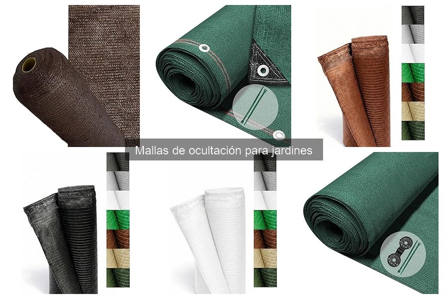 Dónde comprar mallas de ocultación para jardines
