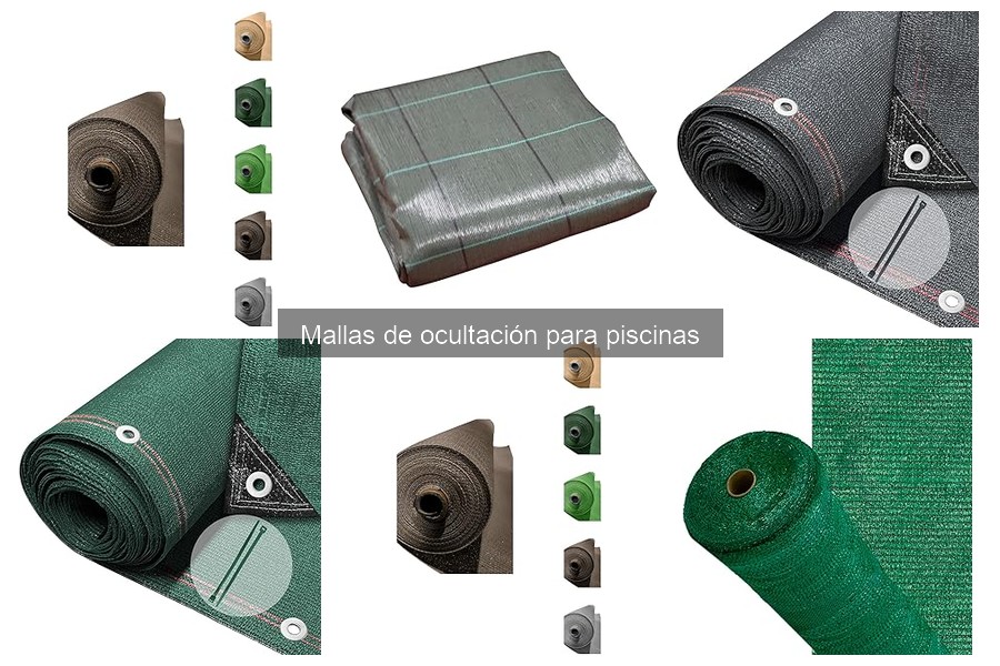 Dónde comprar mallas de ocultación para piscinas y jardines