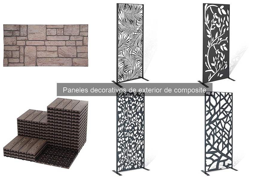 Dónde comprar paneles decorativos de exterior de composite
