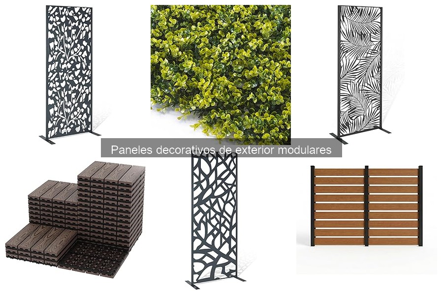 Dónde comprar paneles decorativos de exterior modulares