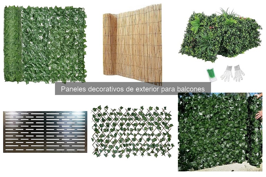 Dónde comprar paneles decorativos para balcones y precios