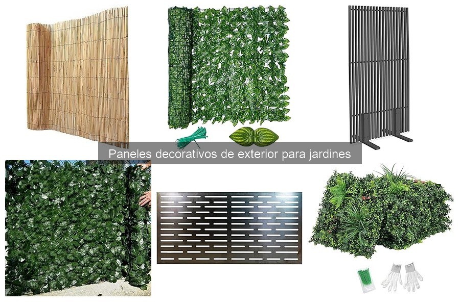 Dónde comprar paneles decorativos para jardines fácilmente