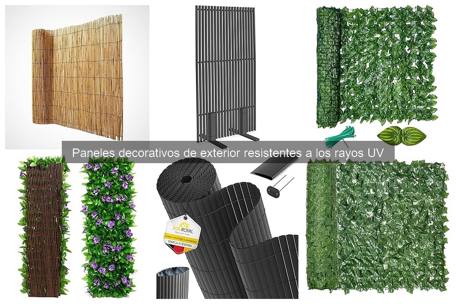Dónde comprar paneles decorativos resistentes a los rayos UV