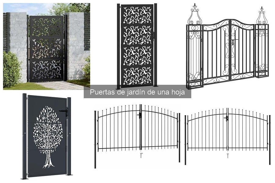 Dónde comprar puertas de jardín de una hoja online