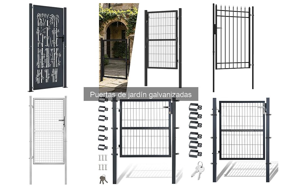 Dónde comprar puertas de jardín galvanizadas a buen precio