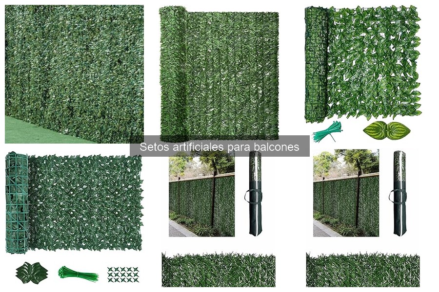 Dónde comprar setos artificiales para balcones: mejores opciones