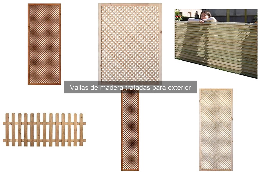 Dónde comprar vallas de madera tratadas al mejor precio
