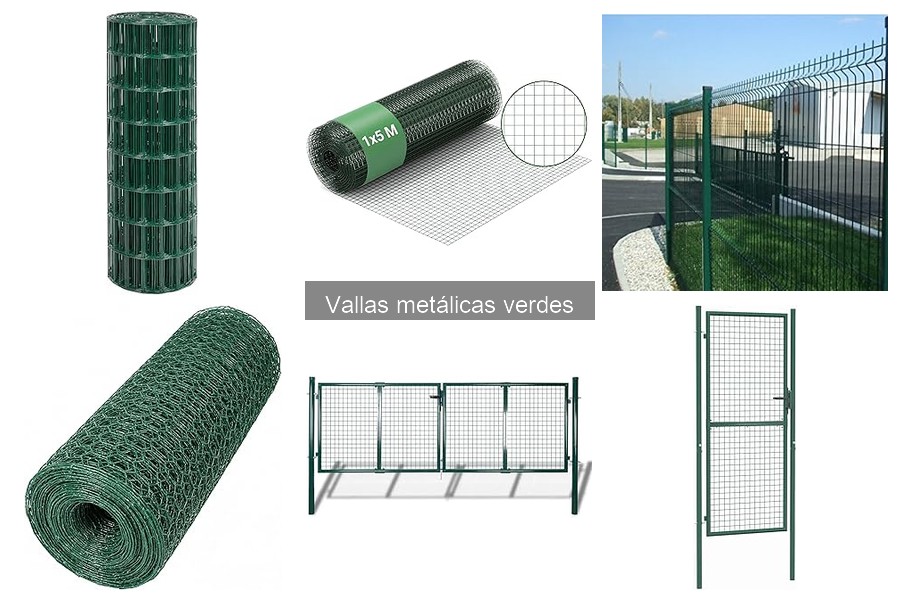 Dónde comprar vallas metálicas verdes: marcas y precios