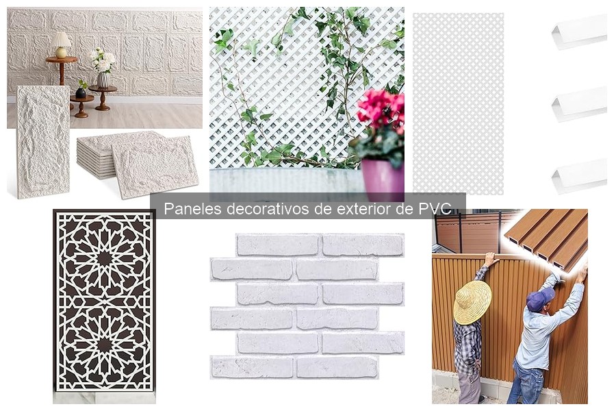 Durabilidad de los paneles decorativos de exterior de PVC
