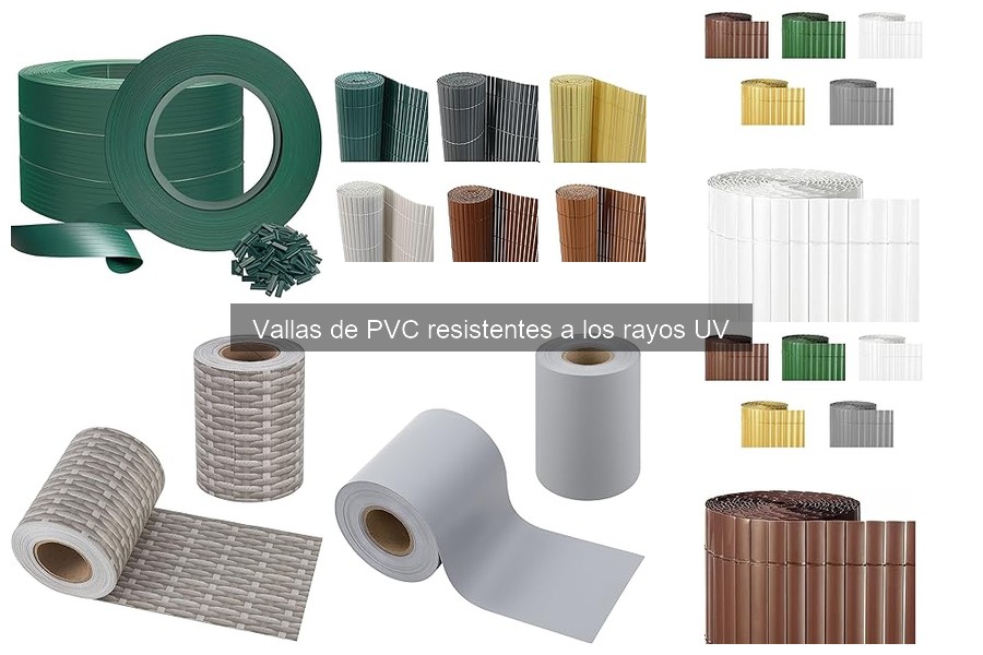 Efectos de los rayos UV en vallas de PVC resistentes