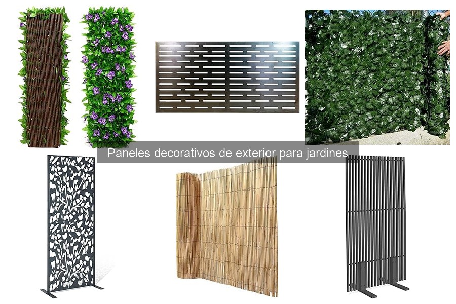 Elige el mejor panel decorativo para tu jardín