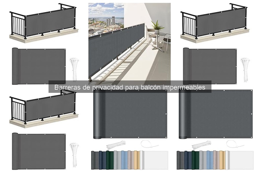 Errores comunes al elegir barreras de privacidad para balcón impermeables