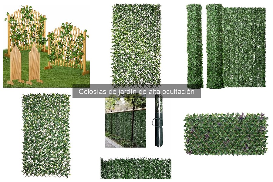 Errores comunes al elegir celosías de jardín de alta ocultación