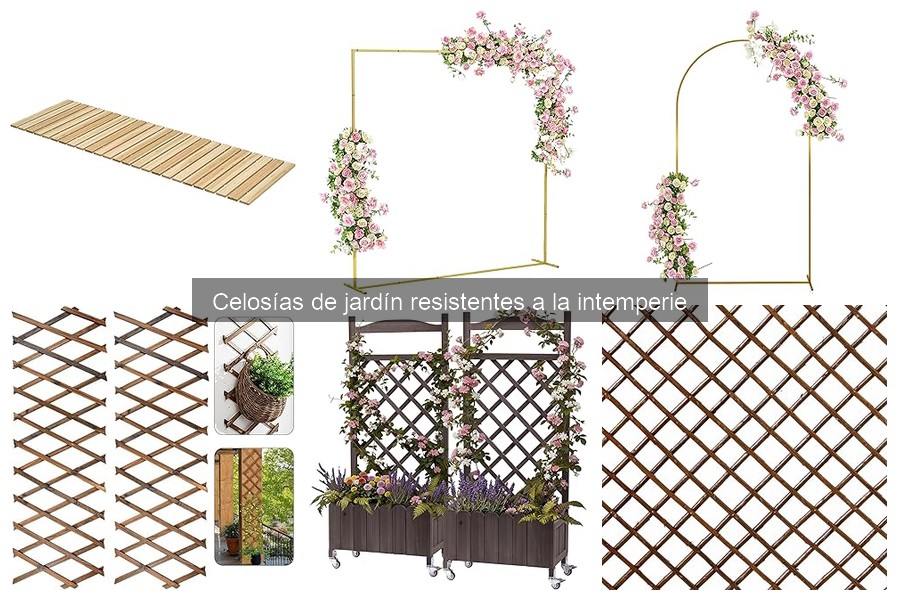 Errores comunes al elegir celosías de jardín resistentes