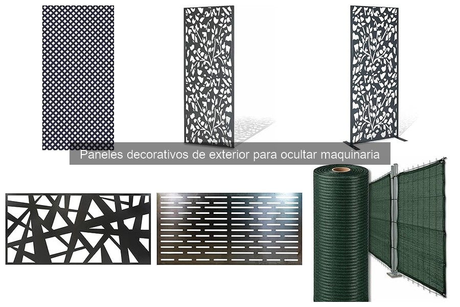 Errores comunes al usar paneles decorativos para ocultar maquinaria