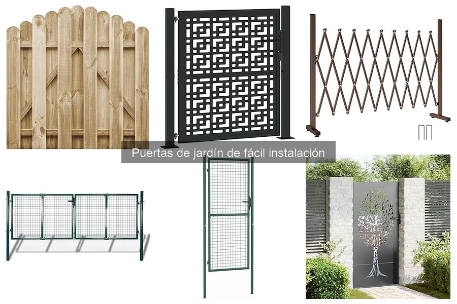 Errores comunes en la instalación de puertas de jardín fáciles