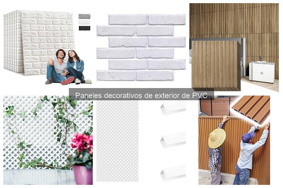Estilos de decoración con paneles de PVC para exteriores
