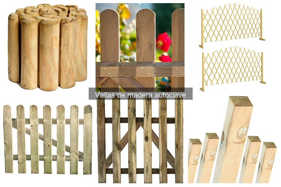 Estilos de vallas de madera autoclave para tu jardín