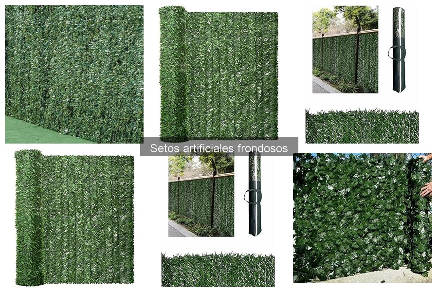 Estilos Decorativos con Setos Artificiales Frondosos
