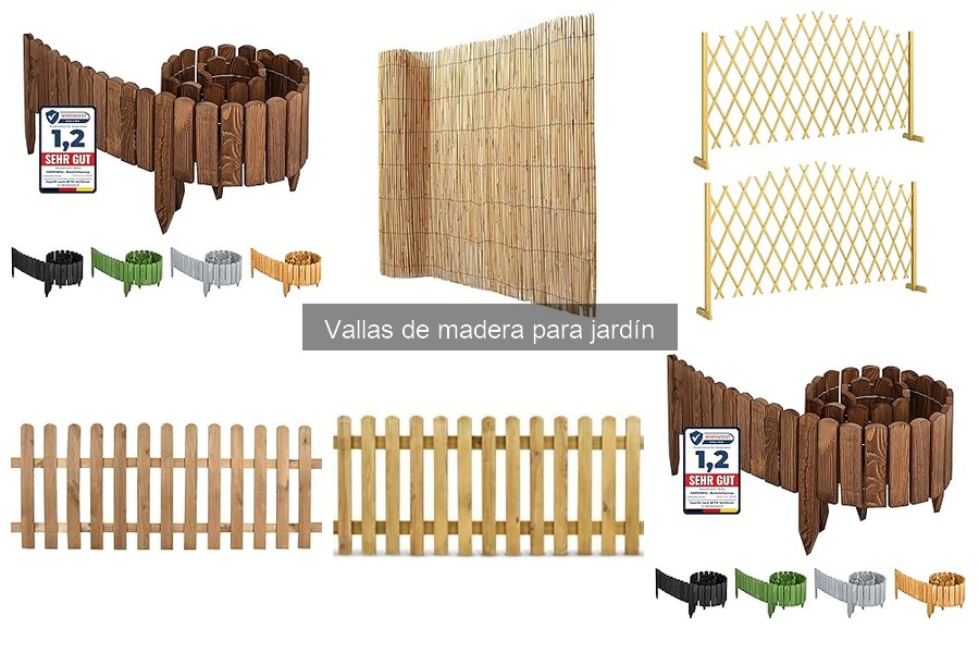 Estilos decorativos para jardines con vallas de madera