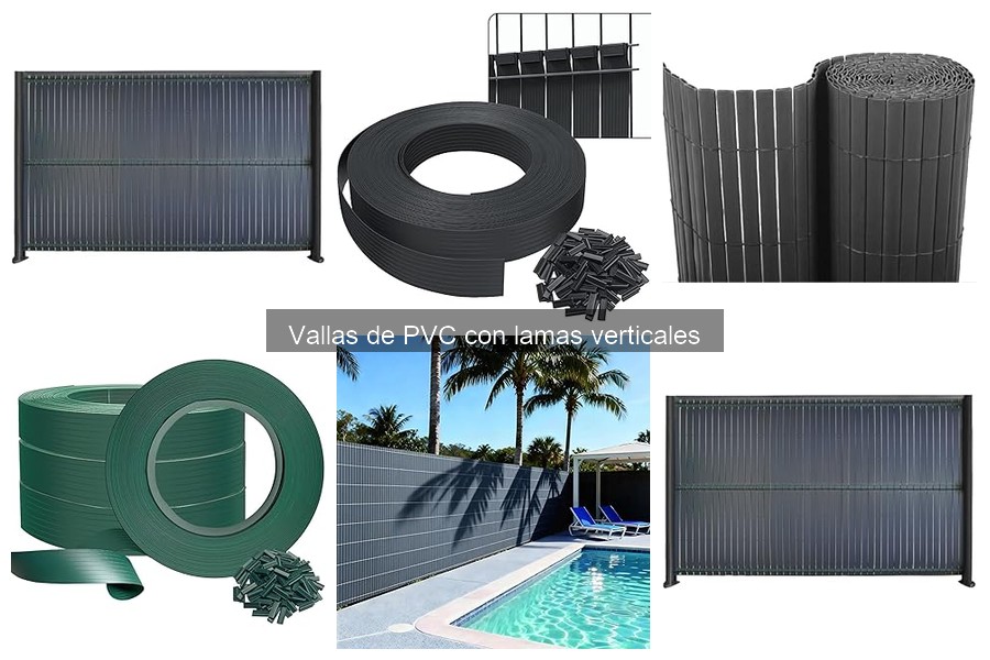 Estilos y Diseños de Vallas de PVC con Lamas Verticales