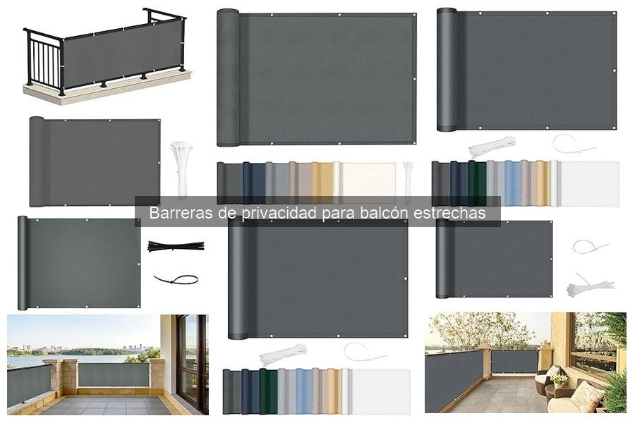 Guía de compra: barreras de privacidad para balcón estrechas