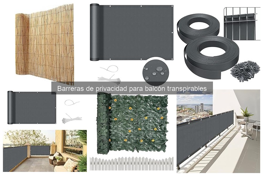 Guía de compra de barreras de privacidad transpirables para balcón