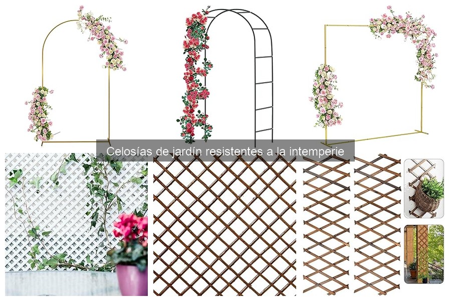 Guía de compra de celosías de jardín resistentes a la intemperie
