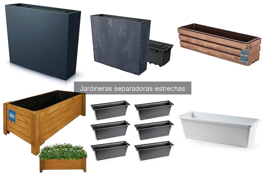 Guía de Compra de Jardineras Separadoras Estrechas