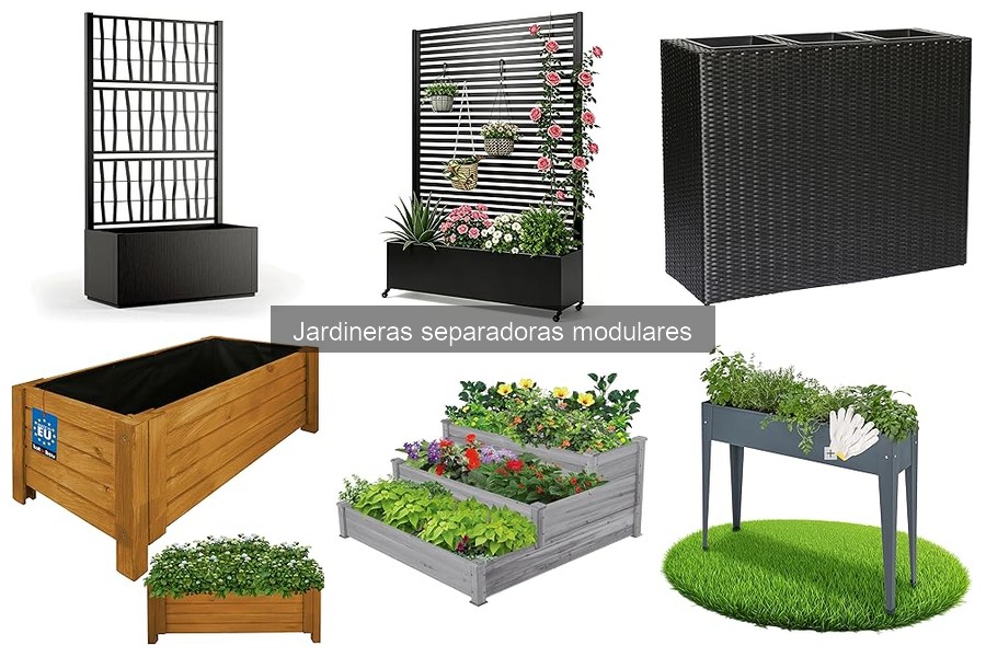 Guía de compra de jardineras separadoras modulares