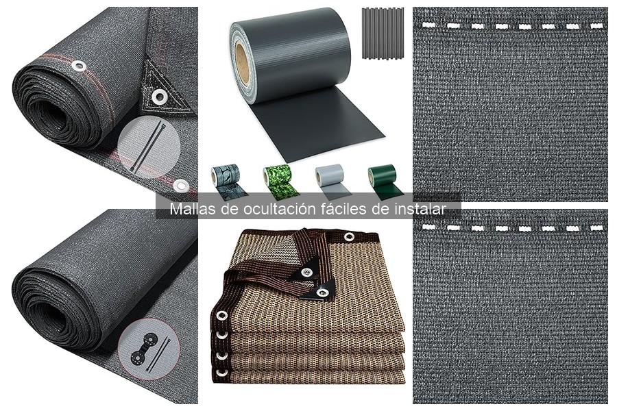 Guía de compra de mallas de ocultación según material
